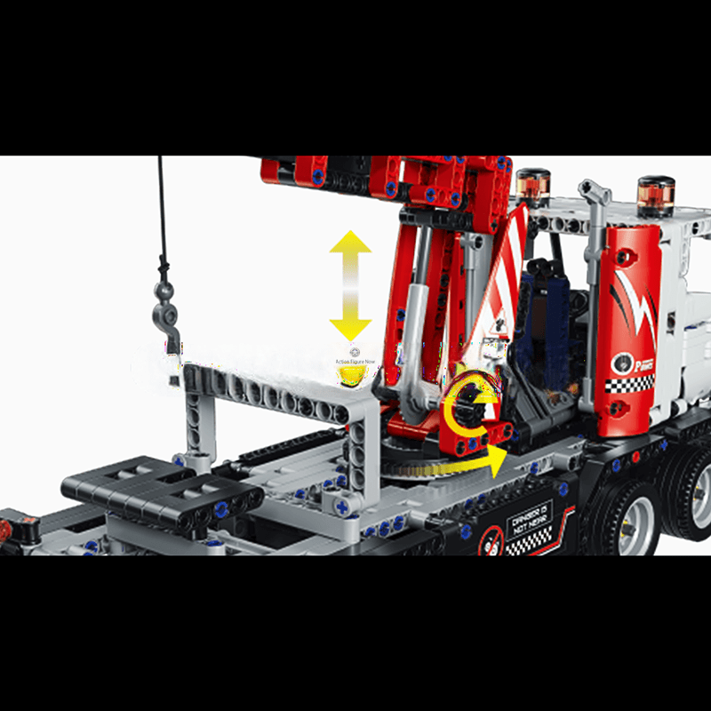 Remote-Controlled Tow Truck Construction Set - ActionFigureNow 15027 | 938-Piece Building Kit Remote-Controlled Tow Truck Construction Set - ActionFigureNow 15027 | 938-Piece Building Kit