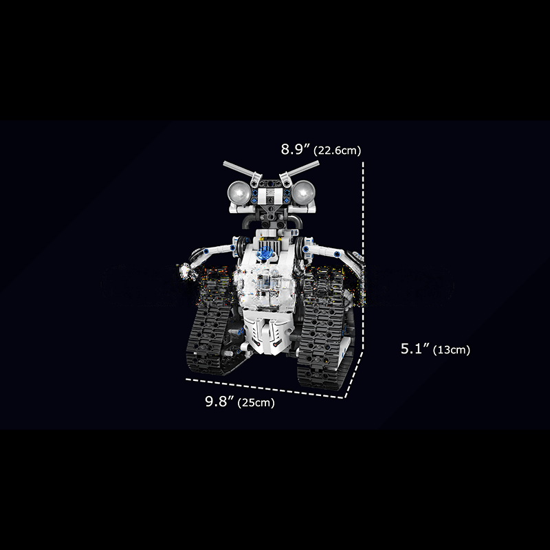 ActionFigureNow 15046 STEM-Compatible 3-in-1 Remote-Controlled Variety Robot Kit | 606-Piece Set ActionFigureNow 15046 STEM-Compatible 3-in-1 Remote-Controlled Variety Robot Kit | 606-Piece Set
