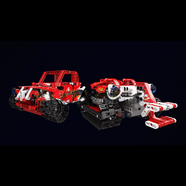 ActionFigureNow 15048 Power Brick Versatile 3-in-1 Transforming Robot Construction Kit | 568 Pieces