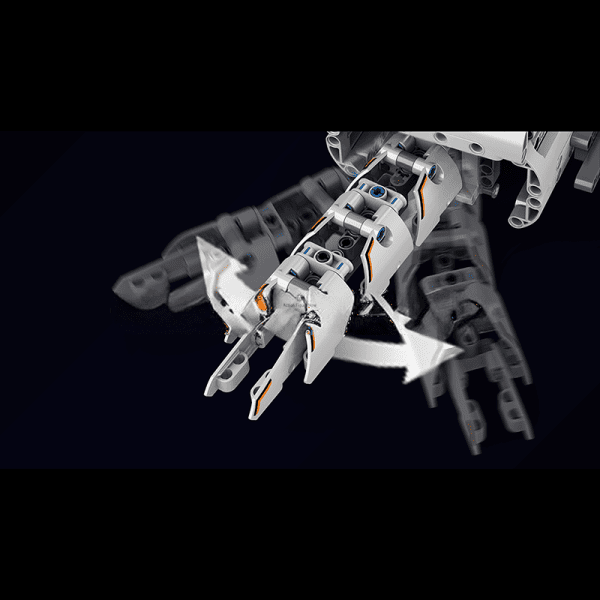 ActionFigureNow 15050 - 3-in-1 Uranus Heka Transforming Robot Building Kit | 1,112 Pieces