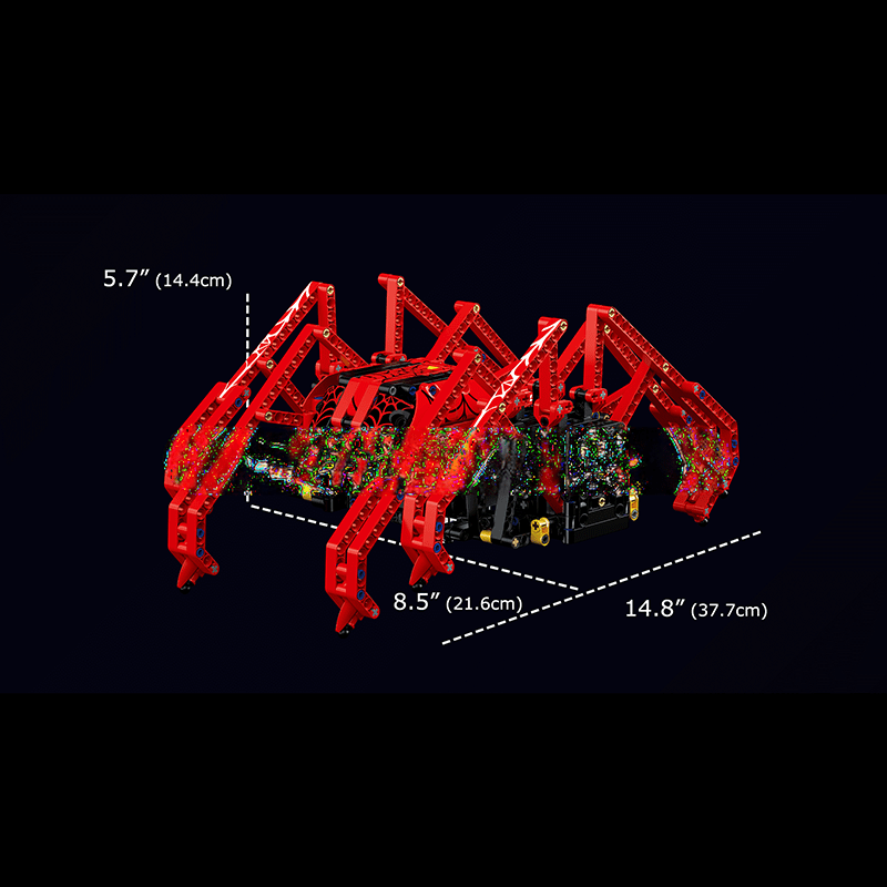 ActionFigureNow 15053 RC Spider Building Set | 818 Pieces Interactive Robot Toy ActionFigureNow 15053 RC Spider Building Set | 818 Pieces Interactive Robot Toy