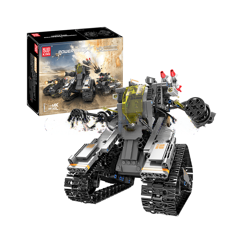 Military Robot Building Kit, ActionFigureNow 15083 | 3-in-1 STEM Educational Set | 588-Pieces