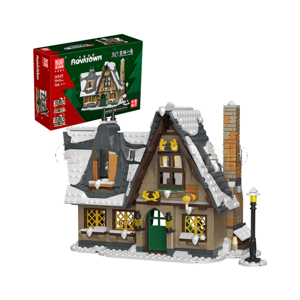 ActionFigureNow 16049 | 766-Piece Christmas Cottage Building Set