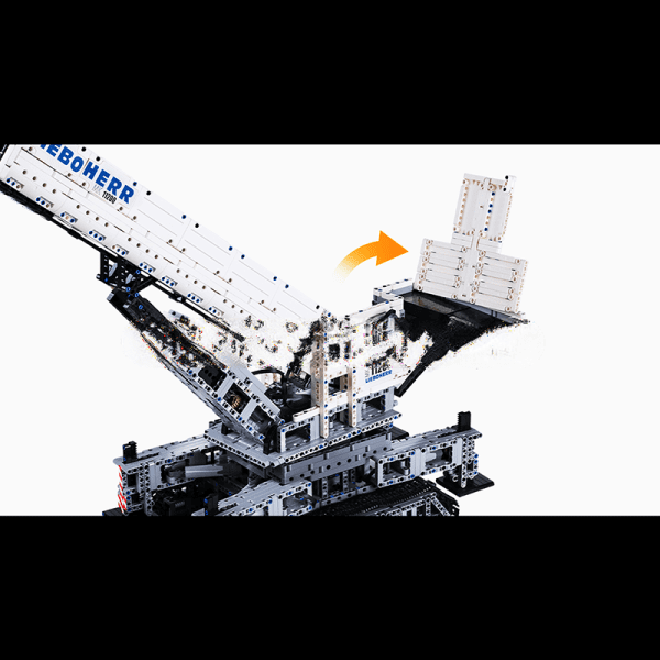 Crawler Crane Construction Kit - ActionFigureNow 17002 | 11200 Building Blocks Set - 4000 Pieces