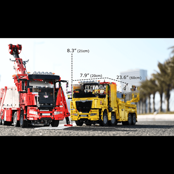 Remote Control Firefighter Truck Set ActionFigureNow 17028 | 4,883 Pieces Construction Kit