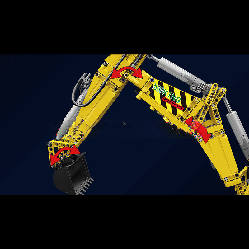 Remote-Controlled Backhoe Loader Building Kit by ActionFigureNow - 17036 Technic Set with 2,239 Pieces Remote-Controlled Backhoe Loader Building Kit by ActionFigureNow - 17036 Technic Set with 2,239 Pieces