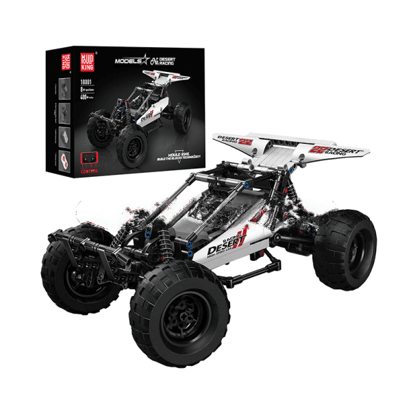Desert Racer Buggy 18001 Remote Control Building Kit by ActionFigureNow | 394 Pieces