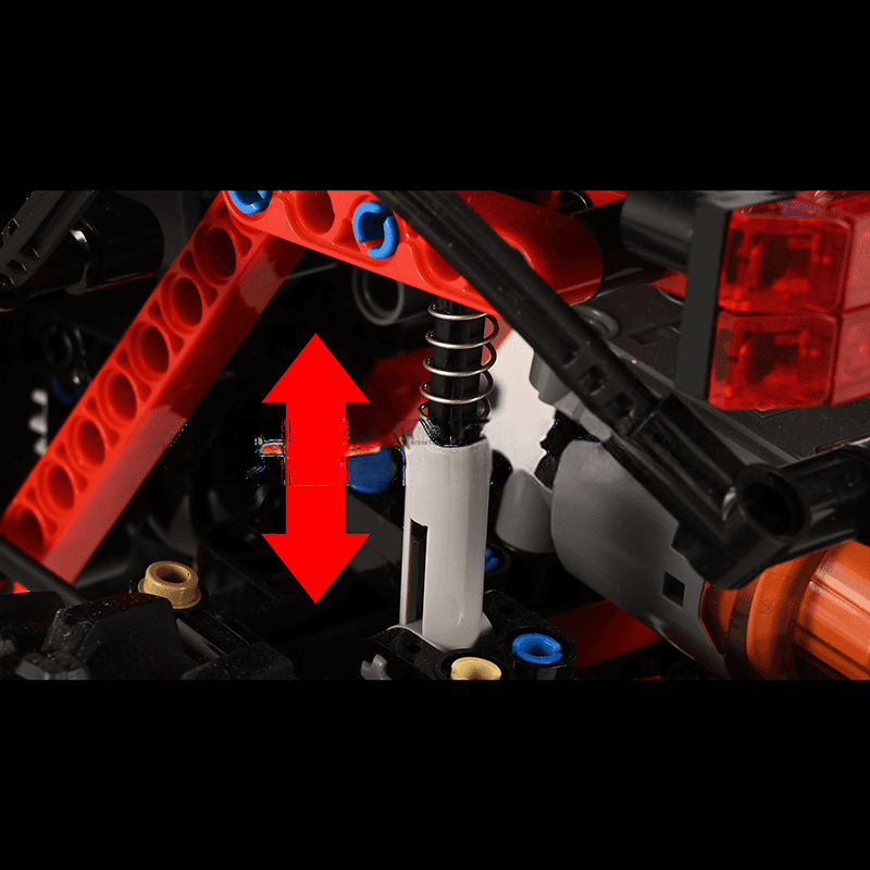 RC Flame Monster Buggy by ActionFigureNow | 1:12 Scale Model Kit with 889 Pieces RC Flame Monster Buggy by ActionFigureNow | 1:12 Scale Model Kit with 889 Pieces
