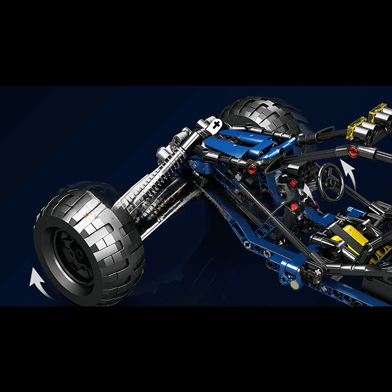 ActionFigureNow 18018 Lightning Buggy RC Construction Kit - 515 Pieces ActionFigureNow 18018 Lightning Buggy RC Construction Kit - 515 Pieces
