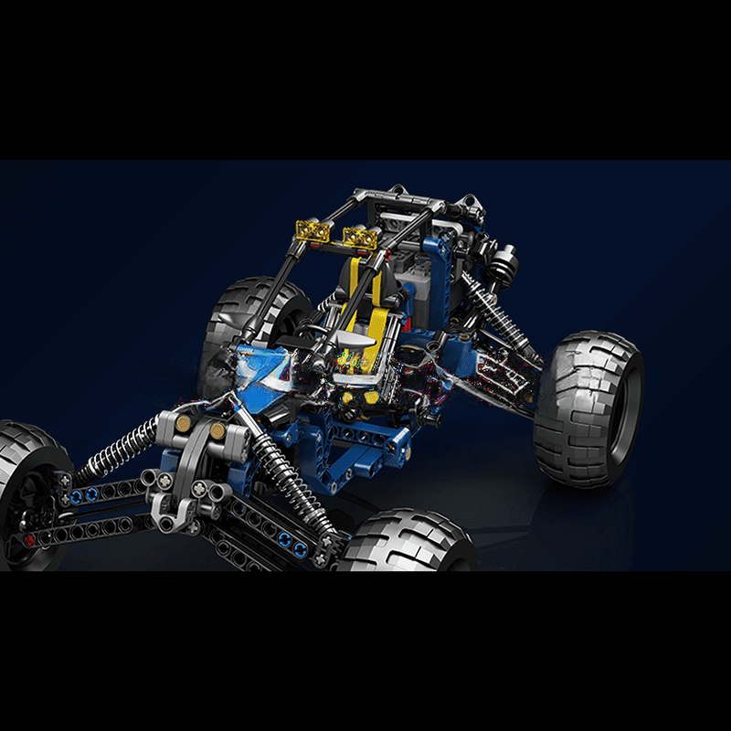 ActionFigureNow 18018 Lightning Buggy RC Construction Kit - 515 Pieces ActionFigureNow 18018 Lightning Buggy RC Construction Kit - 515 Pieces