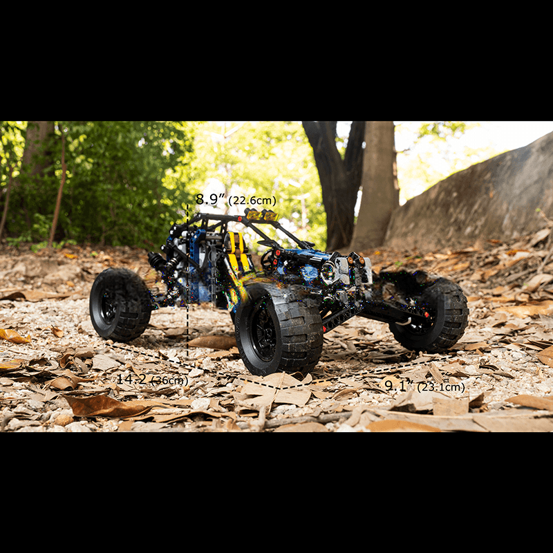 ActionFigureNow 18018 Lightning Buggy RC Construction Kit - 515 Pieces ActionFigureNow 18018 Lightning Buggy RC Construction Kit - 515 Pieces
