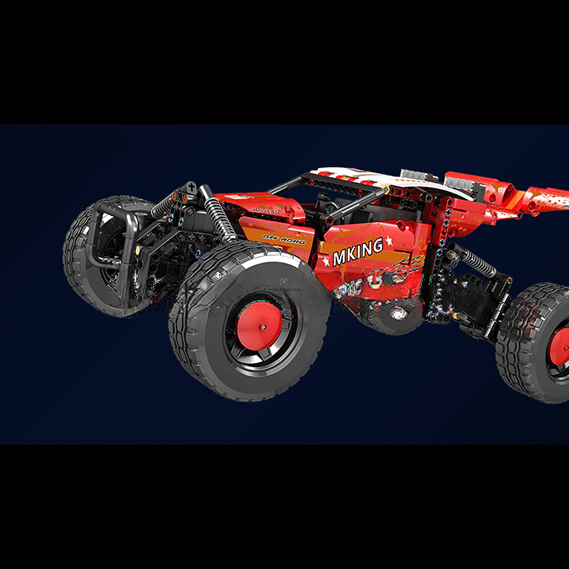 ActionFigureNow 18019B Motorized RC Hurricane Graffiti Buggy Building Kit - 708 Pieces ActionFigureNow 18019B Motorized RC Hurricane Graffiti Buggy Building Kit - 708 Pieces