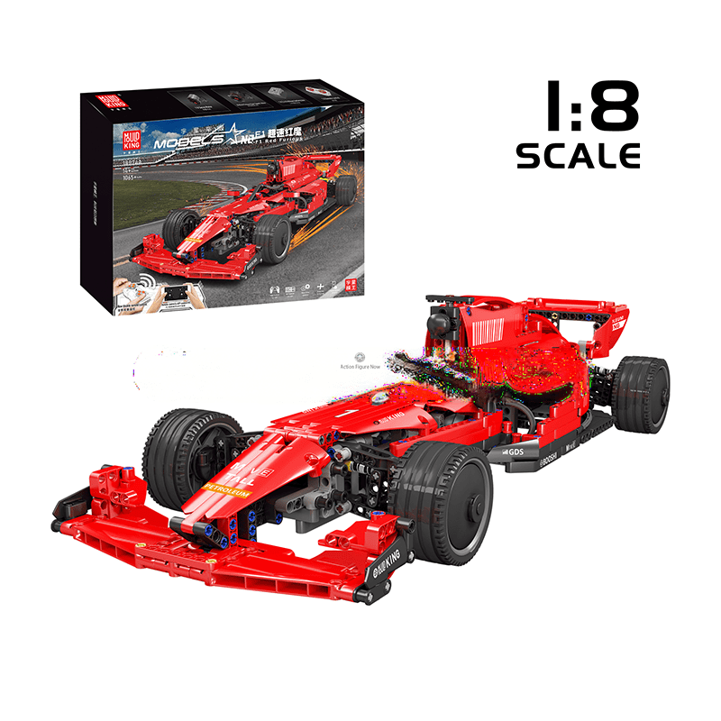 ActionFigureNow 18024A/B Remote Control Formula Race Car Construction Kit | 1,065 Pieces ActionFigureNow 18024A/B Remote Control Formula Race Car Construction Kit | 1,065 Pieces