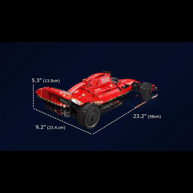 ActionFigureNow 18024A/B Remote Control Formula Race Car Construction Kit | 1,065 Pieces ActionFigureNow 18024A/B Remote Control Formula Race Car Construction Kit | 1,065 Pieces