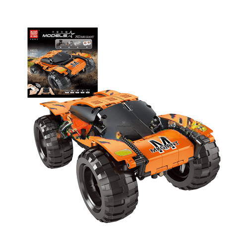 ActionFigureNow 18025 High-Speed RC Climbing Buggy | 405 Piece Building Kit