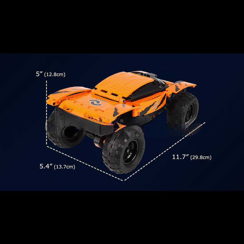 ActionFigureNow 18025 High-Speed RC Climbing Buggy | 405 Piece Building Kit ActionFigureNow 18025 High-Speed RC Climbing Buggy | 405 Piece Building Kit