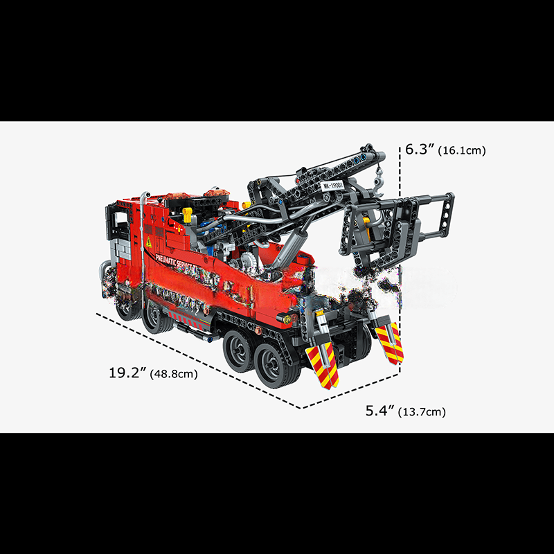 Remote Control Tow Truck Construction Kit - ActionFigureNow 19001 | 1,498 Pieces Set Remote Control Tow Truck Construction Kit - ActionFigureNow 19001 | 1,498 Pieces Set