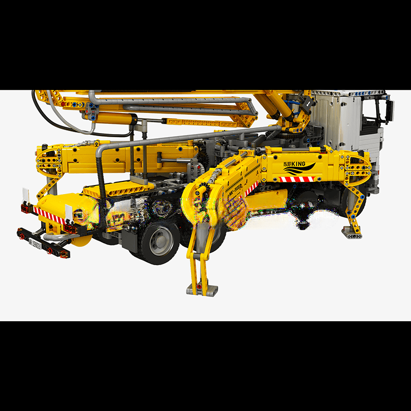 RC Pneumatic Concrete Mixer Truck Building Kit by ActionFigureNow - 4368 Pieces Model Set RC Pneumatic Concrete Mixer Truck Building Kit by ActionFigureNow - 4368 Pieces Model Set