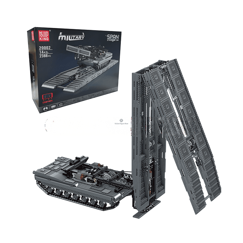 ActionFigureNow 20002 Remote-Controlled Military Assault Bridge Layer Building Set | 2,388 Pieces