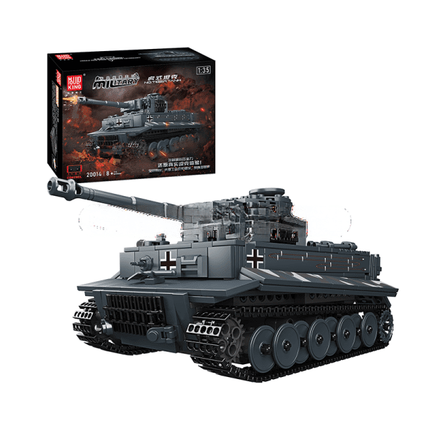 ActionFigureNow 20014 Tiger Military Tank Building Set | 800-Piece Model Kit