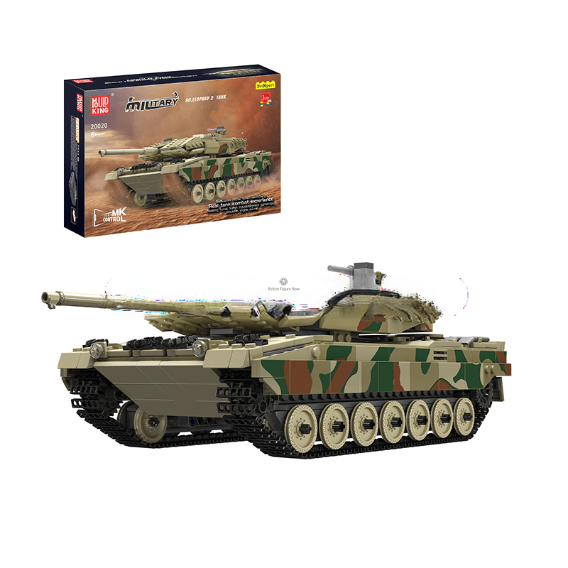 ActionFigureNow 20020 Remote-Controlled Building Set - LEOPARD 2 Tank Model | 1,091-Piece Construction Set ActionFigureNow 20020 Remote-Controlled Building Set - LEOPARD 2 Tank Model | 1,091-Piece Construction Set
