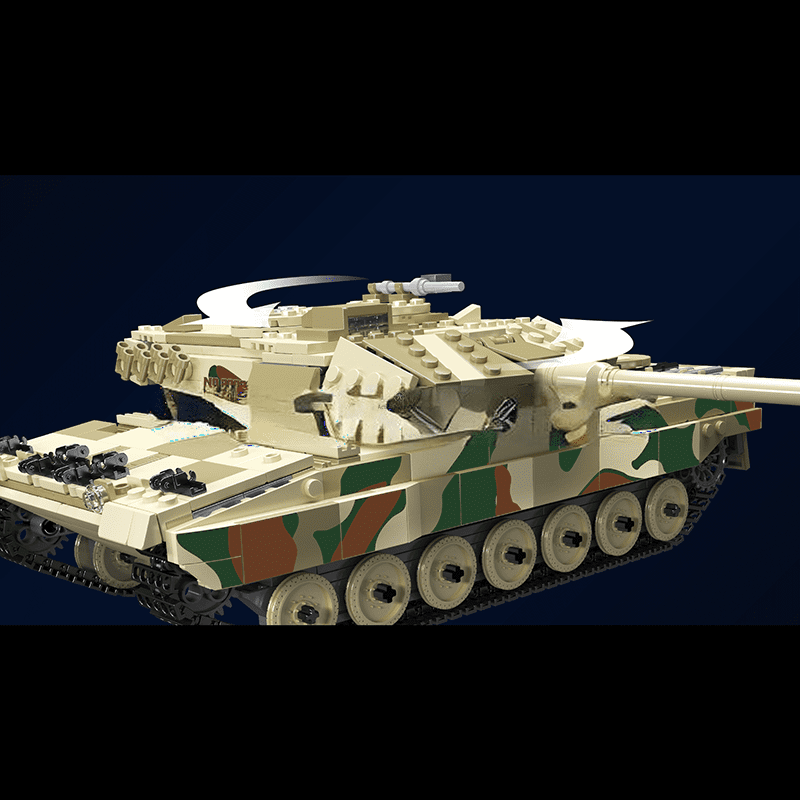 ActionFigureNow 20020 Remote-Controlled Building Set - LEOPARD 2 Tank Model | 1,091-Piece Construction Set ActionFigureNow 20020 Remote-Controlled Building Set - LEOPARD 2 Tank Model | 1,091-Piece Construction Set