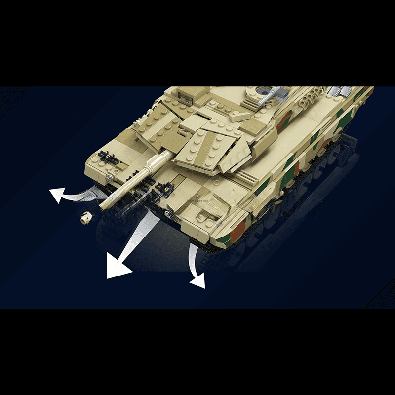 ActionFigureNow 20020 Remote-Controlled Building Set - LEOPARD 2 Tank Model | 1,091-Piece Construction Set ActionFigureNow 20020 Remote-Controlled Building Set - LEOPARD 2 Tank Model | 1,091-Piece Construction Set