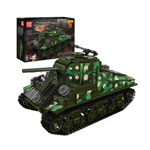 ActionFigureNow 20024 - 950-Piece M4 Sherman Tank RC Building Set