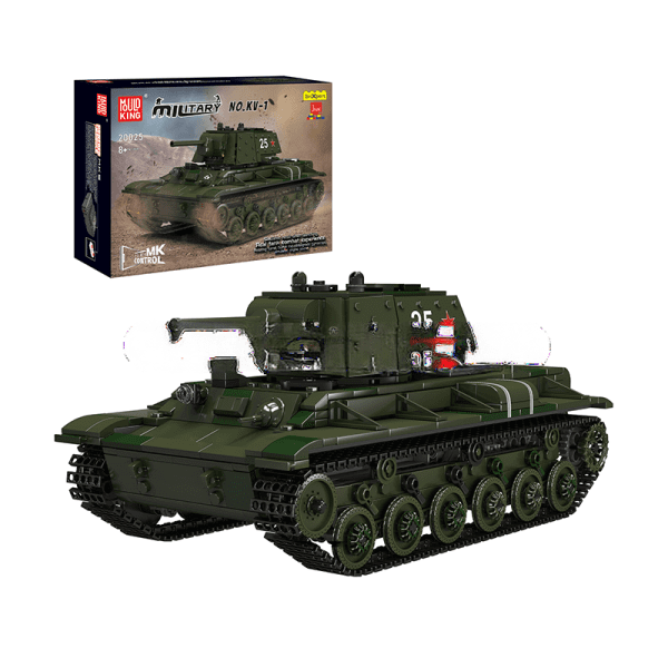 ActionFigureNow 20025 KV-1 Tank RC Building Kit - 924 Pieces | Military Collection