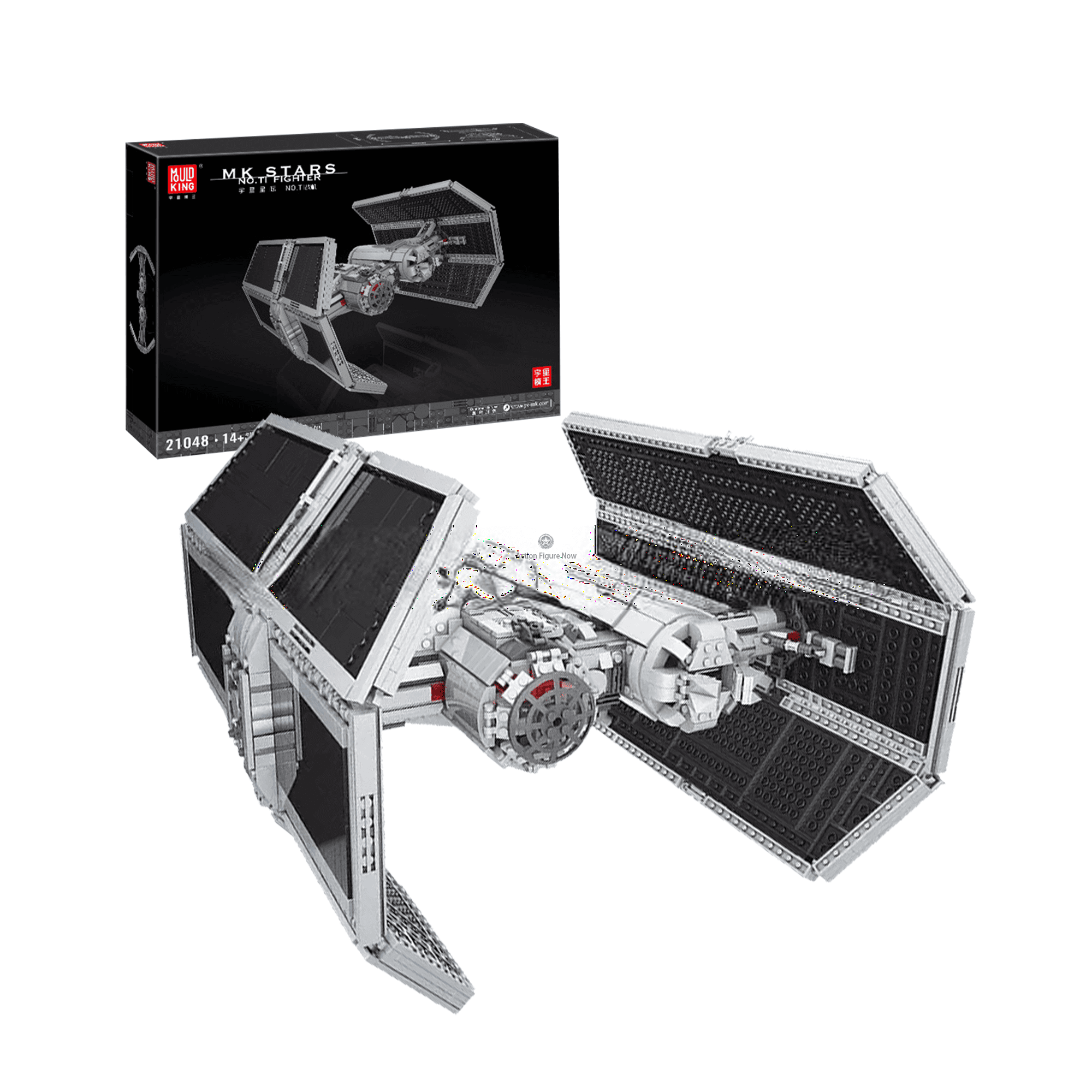 ActionFigureNow Building Set 21048 - Space Wars TI Fighter Jet Model | 3,616-Piece Kit