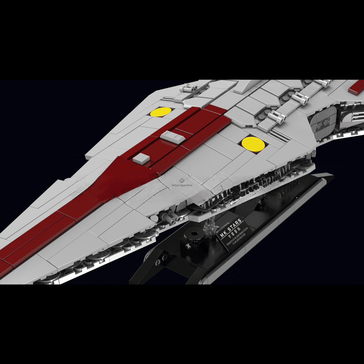ActionFigureNow 21074 Space Wars - Republic Attack Cruiser Building Blocks Set | 1320 Pieces Kit