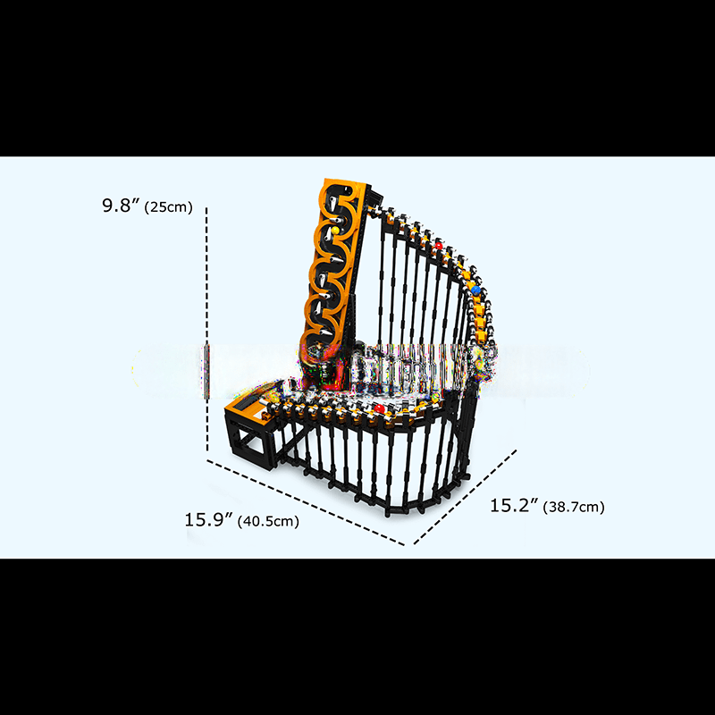 ActionFigureNow 26008 - 1508 Piece GBC Harp Track Construction Kit ActionFigureNow 26008 - 1508 Piece GBC Harp Track Construction Kit