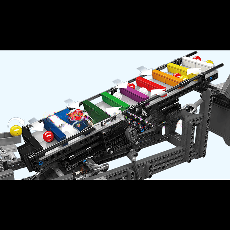 ActionFigureNow 26009 - 1,281 Piece Motorized Rainbow Stepper II Construction Toy Set ActionFigureNow 26009 - 1,281 Piece Motorized Rainbow Stepper II Construction Toy Set