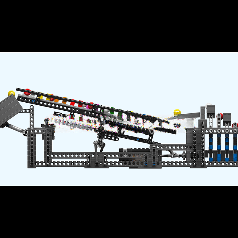 ActionFigureNow 26009 - 1,281 Piece Motorized Rainbow Stepper II Construction Toy Set ActionFigureNow 26009 - 1,281 Piece Motorized Rainbow Stepper II Construction Toy Set