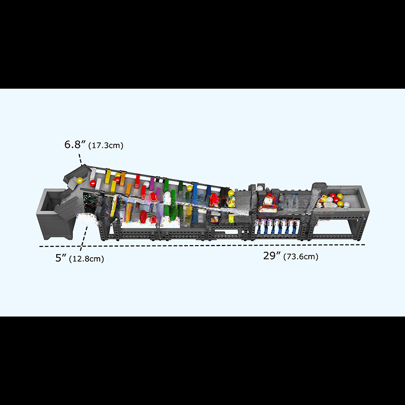 ActionFigureNow 26009 - 1,281 Piece Motorized Rainbow Stepper II Construction Toy Set ActionFigureNow 26009 - 1,281 Piece Motorized Rainbow Stepper II Construction Toy Set