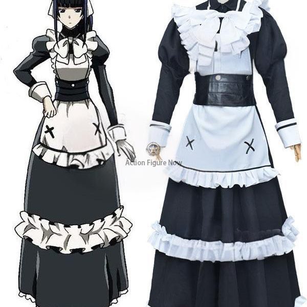 Narberal Gamma Maid Dress Cosplay Costume from Overlord II