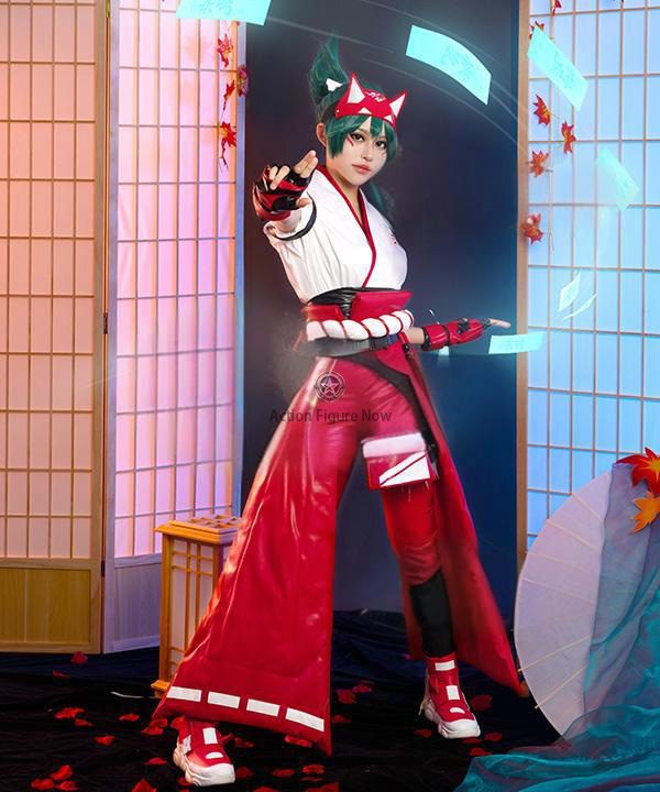 Overwatch 2 Kiriko Halloween Costume for Cosplay, Halloween, and Game Parties Overwatch 2 Kiriko Halloween Costume for Cosplay, Halloween, and Game Parties