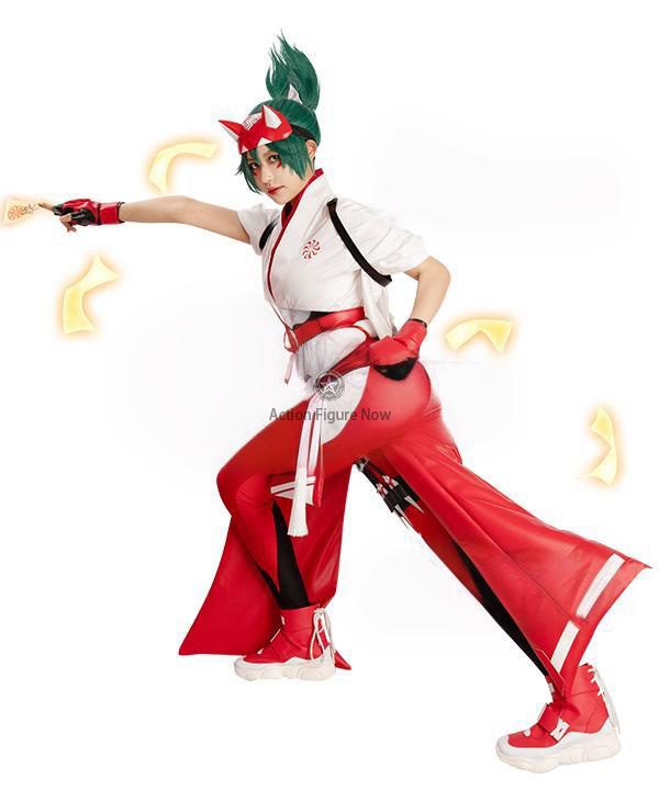 Overwatch 2 Kiriko Halloween Costume for Cosplay, Halloween, and Game Parties Overwatch 2 Kiriko Halloween Costume for Cosplay, Halloween, and Game Parties