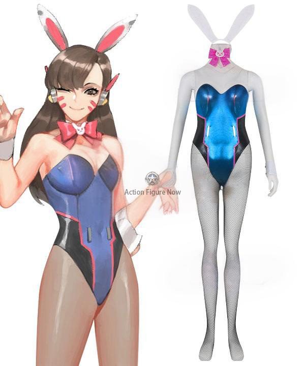 D.Va Playboy Bunny Cosplay Costume from Overwatch