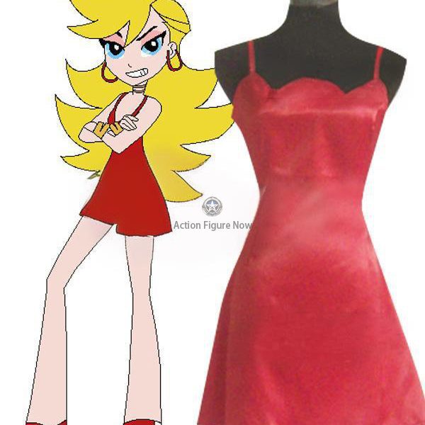Panty & Stocking with Garterbelt Panty Cosplay Costume in Red Dress