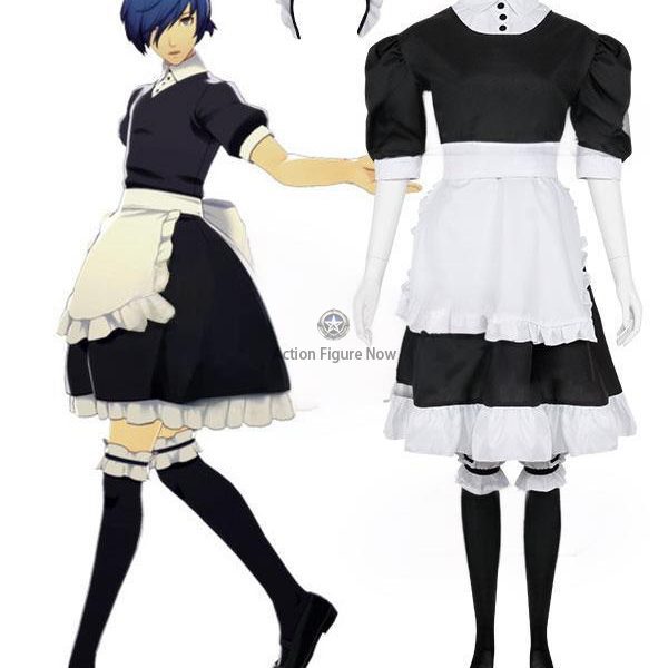 Persona 3: Dancing Moon - Makoto Yuki Male Maid Cosplay Costume