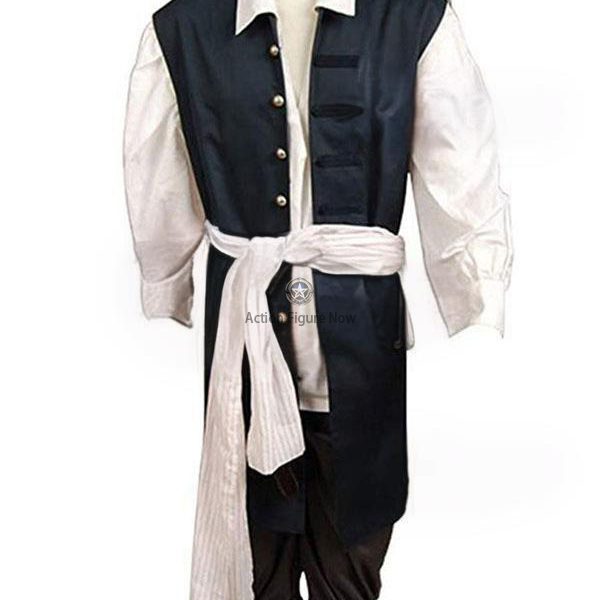 Jack Sparrow Costume - Authentic Pirates of the Caribbean Cosplay for Halloween