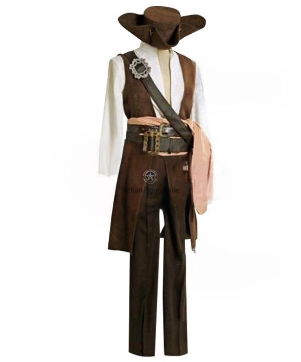 Captain Jack Sparrow Cosplay Costume - C Edition from Pirates of the Caribbean for Halloween Captain Jack Sparrow Cosplay Costume - C Edition from Pirates of the Caribbean for Halloween