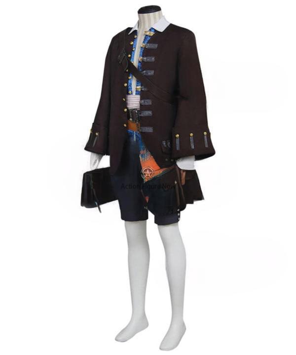 Captain Jack Sparrow Costume - Pirates of the Caribbean Cosplay (Latest Edition)