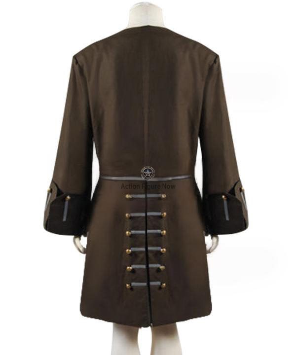 Captain Jack Sparrow Pirate Coat - Caribbean Halloween Cosplay Costume
