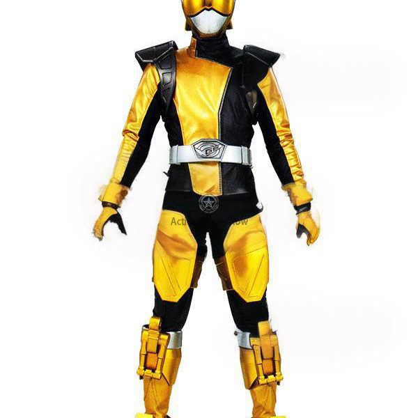 Gold Ranger Beast Morphers Costume - Power Rangers Cosplay Outfit