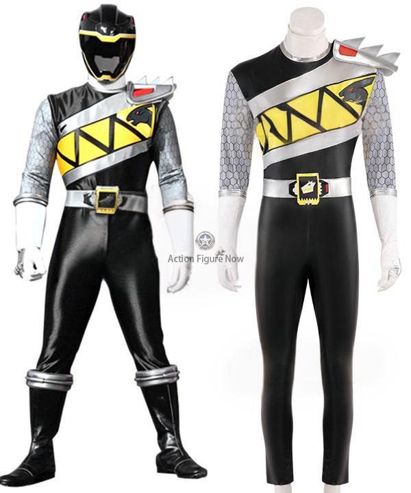 Black Ranger Dino Charge Power Rangers Cosplay Costume Black Ranger Dino Charge Power Rangers Cosplay Costume
