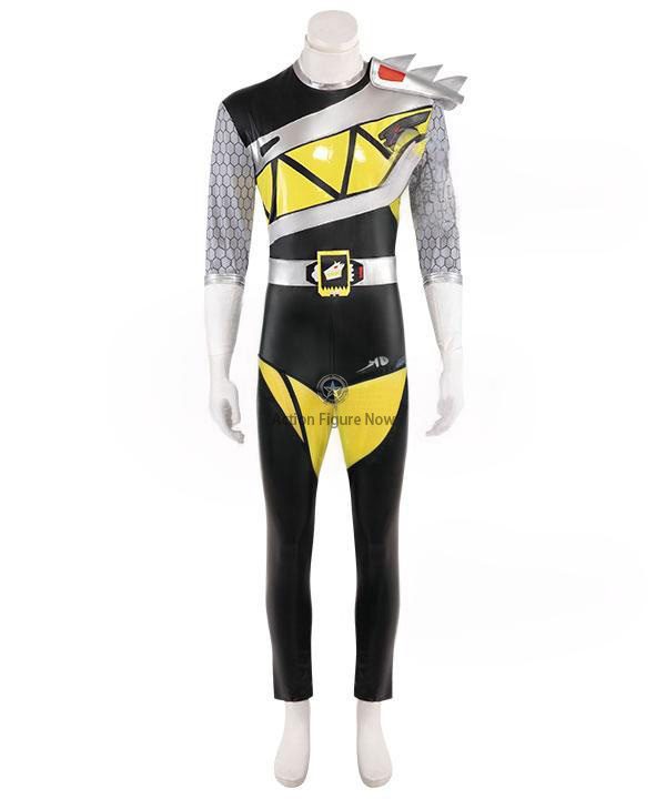 Black Ranger Dino Charge Power Rangers Cosplay Costume Black Ranger Dino Charge Power Rangers Cosplay Costume