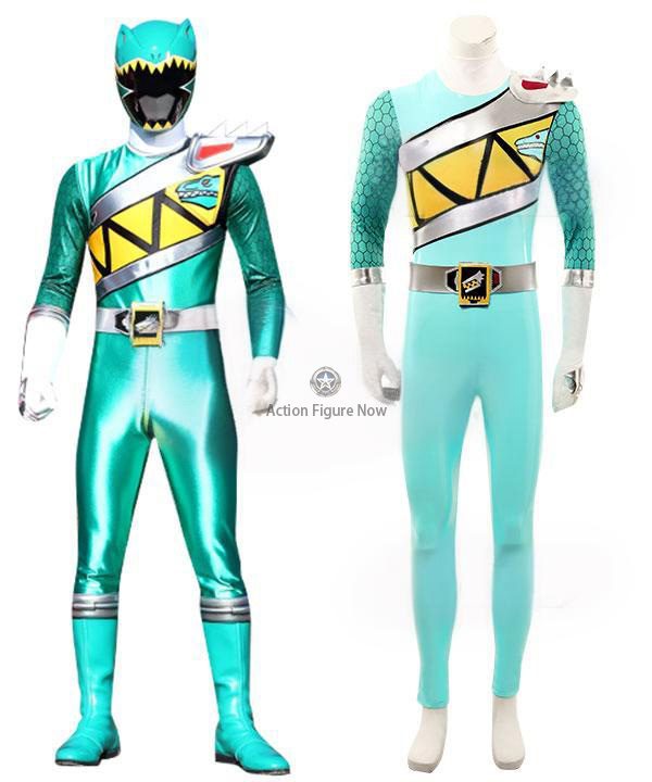 Green Ranger Dino Charge Cosplay Costume - Power Rangers Green Ranger Dino Charge Cosplay Costume - Power Rangers