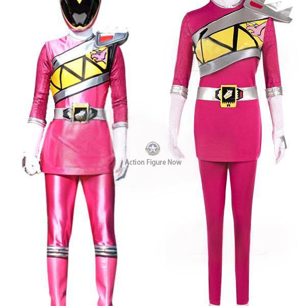 Dino Charge Pink Ranger Cosplay Outfit - Power Rangers Costume